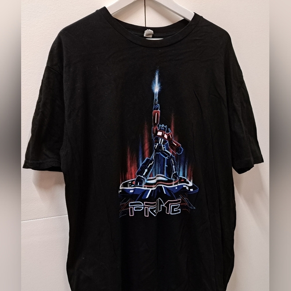 Rock Me Apparel Men's T-Shirt Tee Transformers Optimus Prime Vintage 90s Y2K 2XL - Picture 3 of 6